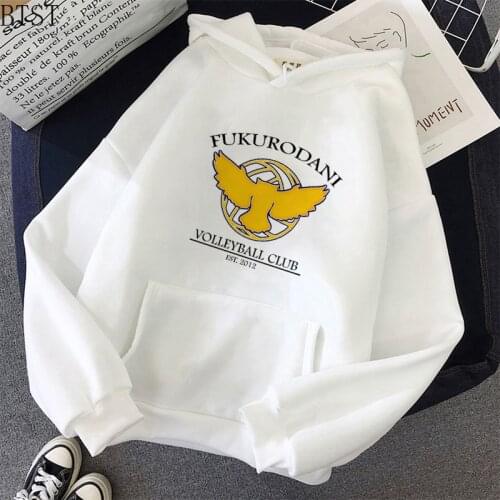 Japan anime cartoon fukurodani haikyuu printed Men/woman Hoodies Sweatshirt fashion casual lady cool style autumn/winter tops