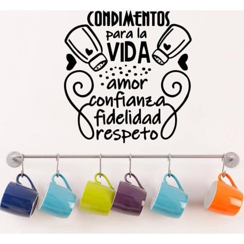 Funny condiments Home Decoration Accessories For Kids Rooms Decoration Removable Decor Wall Decals