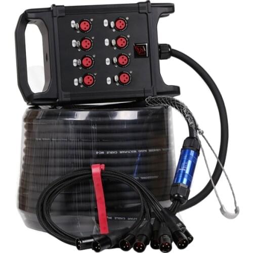 Audio Snake Cable 8-channel Stage Lighting Transmission Signal Cable/Multi-Core Stage Console Cable