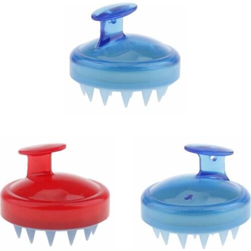 Pro Shampoo Scalp Shower Body Washing Hair Massage Massager Brush Comb 3Pcs