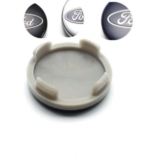 4pcs/54mm Silver blue black red Car Wheel Hub Center Cover Caps Emblem Badge For Ford Fiesta Focus Fusion Mondeo Escap