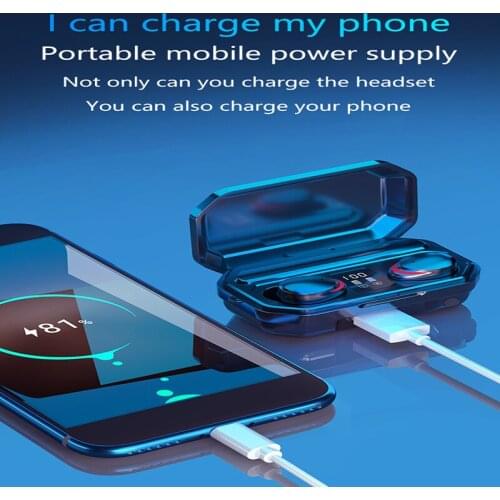 TWS Wireless Bluetooth Headset Touch 5.09D Noise Reduction Comfortable Wear And Use Considerate