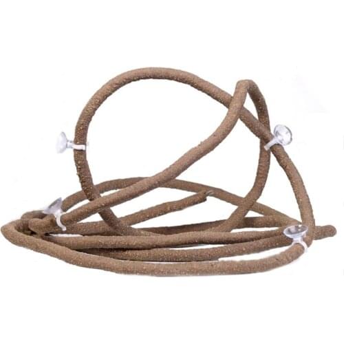 Jungle Vines Pet Habitat Decor with Sunction Cups Flexible Pet Habitat Decor for Lizards, Frogs Snakes and Other Reptiles