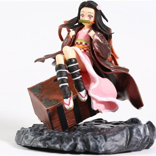 Demon Slayer Kimetsu no Yaiba GK Kamado Nezuko Statue PVC Figure Collectible Model Toy