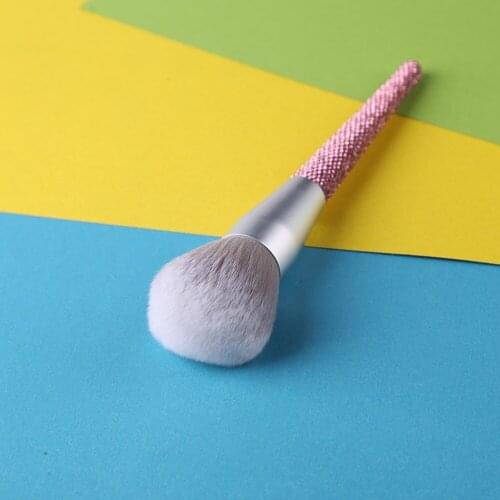 Makeup Brush Crystal Diamond Glitter Powder Foundation Cosmetic Blush Eyeshadow Fixing Soft Brush Women Beauty Tools Accessories