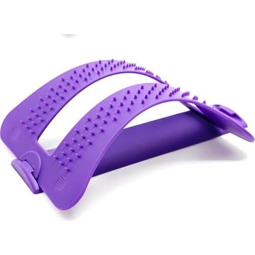 HANRIVER Back Massager Stretcher Support Cervical Spine Stretch Relax Pain Relief Fitness Back Straight Equipment Massageador
