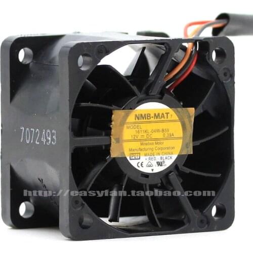 NEW NMB-MAT NMB 1611KL-04W-B59 4028 DC12V 0.39A server cooling fan
