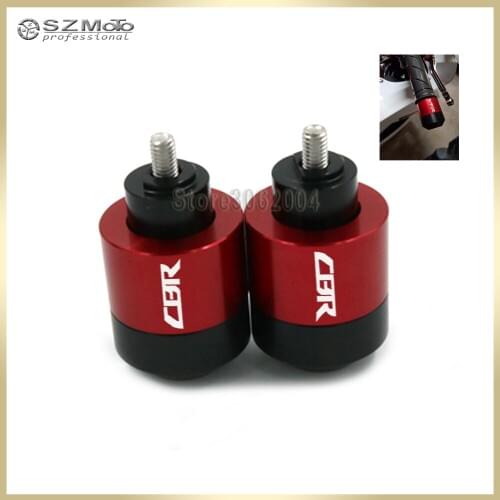 For HONDA CBR400R CBR 400R 2013-2017 Handlebar Grips Motorcycle Accessories Bar Ends Hand Grip Handlebar End Caps With Logo