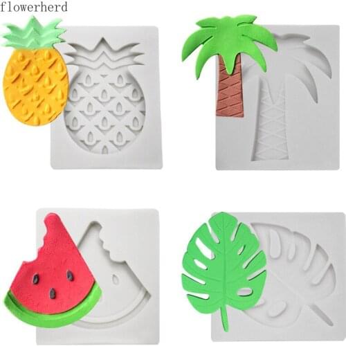 Fruit Leaf Fondant Cake Silicone Mold Chocolate Mold DIY Cake Decoration Handmade Soap Mold Cake Baking Utensils Pastry Tools