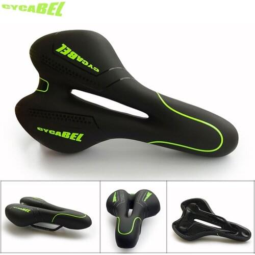CYCABEL Bike Silicone Soft Bicycle MTB Saddle Cushion Bicycle Hollow Saddle Cycling Road Mountain Bike Seat Bicycle Accessories