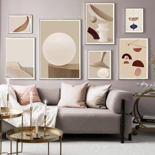 Nordic Minimalist Abstract Geometric Posters Creative Wall Art Canvas Painting Prints Wall Pictures For Living Room Home Decor