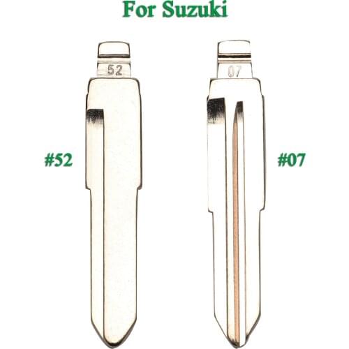 Bilchave Replacement Flip Folding Remote Car Key Blade Fob For Suzuki Swift Isuzu #07 52 With Uncut Blade