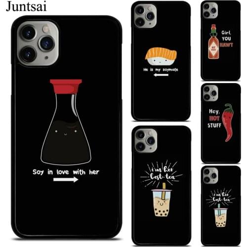 Soy in Love My Soymate Couples Matching Case For iPhone X XS Max XR 7 8 SE 2020 6S Plus 5 12 Mini 11 Pro Max Cover Coque