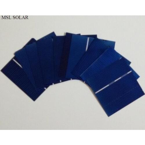 Solar cell 52mmx52mm 0.43W 0.5V High Quality Cells for DIY solar panel and Battery charger 50pcs/Lot. Cutted Solar cell