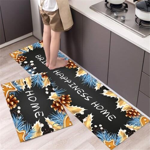 Modern Anti-slip Home Kitchen Mat Cartoon Soft Rug Bath Long Strip Absorption Doormat Entrance Balcony Hotel Living Room Carpet