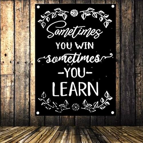 Vintage Historical Quote Motivational Posters Flags & Banners Tapestry; Success Wall Art Inspired by Famous Leaders and Thinkers