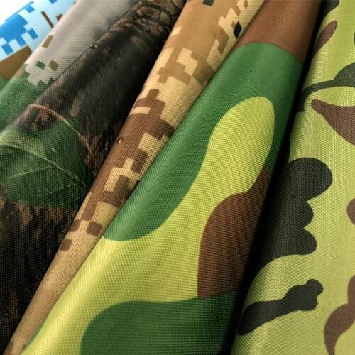 Free Shipping 1M*1.5M 450D Camouflage Printing Waterproof PVC Coated Oxford Fabric