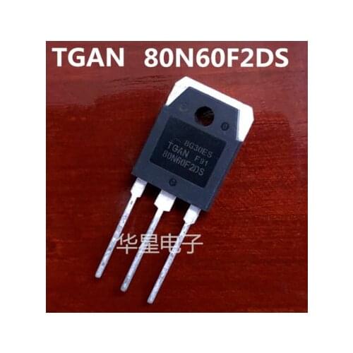 10PCS/LOT 80N60F2DS TGAN80N60F2DS 600V 80A IGBT single tube