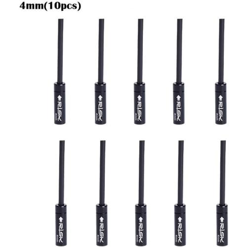 10 Pcs New Bike Aluminum Alloy Oiling Rat Tail Pipe Brake Cover Cap Waterproof Wire Cover Tube Dust Bicycle Cable H0N7