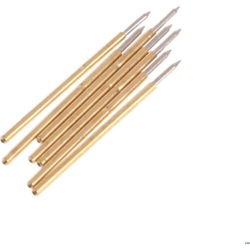 100 Pcs Spring Test Probe Pogo Pin P50-B1 Dia 0.5mm Length 16.35mm
