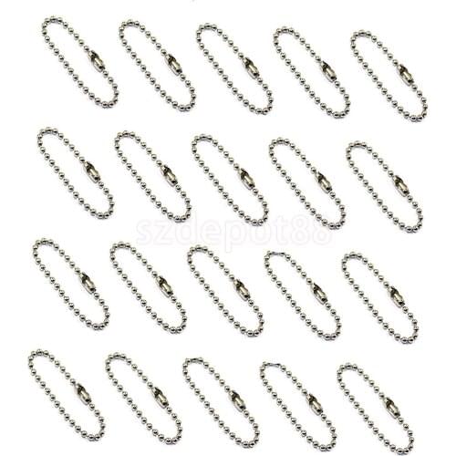 20pcs 10cm Ball Chain Scrapbooking Key Chains DIY Jewelry Making Jewelry Findings