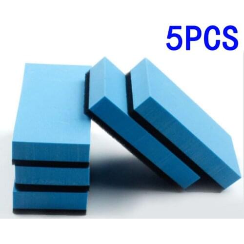 5pcs Car Ceramic Coating Sponge Glass Nano Wax Coat Applicator Polishing Pads Sponges RV Parts Accessories