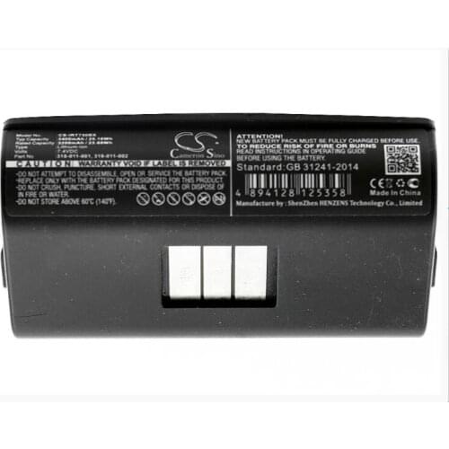 Cameron Sino 3400mAh battery for INTERMEC 700 700 Color 710 710C 720 730 740 740B 740C 741 750 750C 751 751G 760 761 CK60 CK60NI