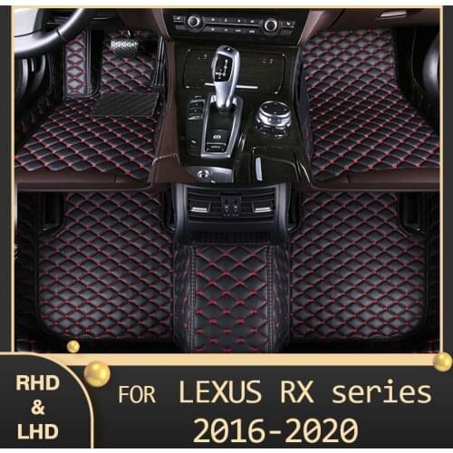 MIDOON Car floor mats for LEXUS RX series 300 450h 5 seat 2016 2017 2018 2019 2020 Custom auto foot Pads automobile carpet cover