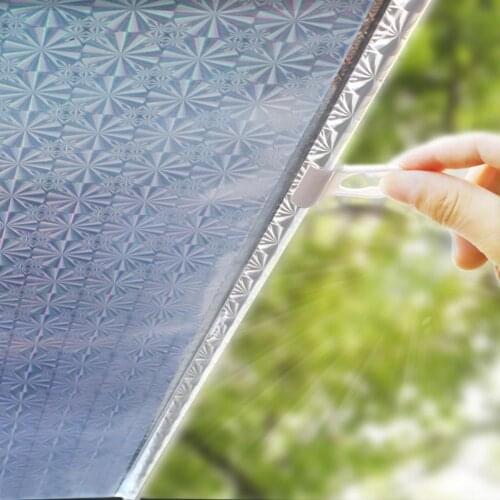 40x60CM Car Sunshade Retractable Windshield Car Window Shade Car Front Sun Block Auto Rear Window Foldable Curtain Sunshade