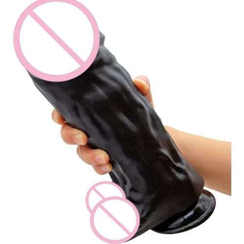 BDSM Super Huge Anal Plug Big Dildo Realistic Masturbation Rod Adult Massage Fetish Sex Toys For Men Gays Women G-Spot Sex Shop