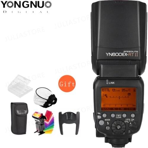 YONGNUO YN600EX-RT II YN600EX RT II 2.4G Wireless HSS 1/8000s Master TTL Flash Speedlite for Canon Camera as 600EX-RT