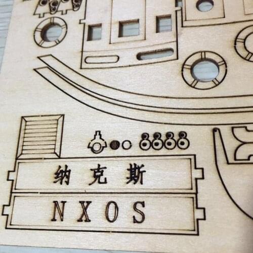 1/50 Scale Assembly Wooden Sailboat DIY Wooden Kit Boat Puzzle Sailing Children Decoration Toy Classical Toy Ship Gift Hand K8B6