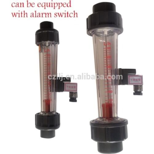 LZB-15S Short Tube FBSP Thread Connection Length 200 (mm) 25-250 L/h with upper and lower