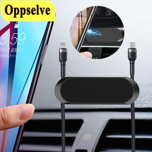 Magnetic Car Phone Holder Mini Strip Shape Stand For Huawei Metal Strong Magnet GPS Mount Cable Winder for iPhone 13 12 11 Pro