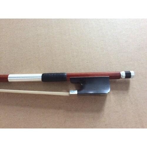 Master 4/4 Cello Bow Selected pernambu Pure Silver mounted ebony frog