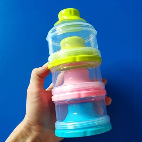 Portable Baby Milk Powder Box Milk Powder Formula Dispenser Food Container Infant Storage Box for Kids Baby Care Toddler Travel