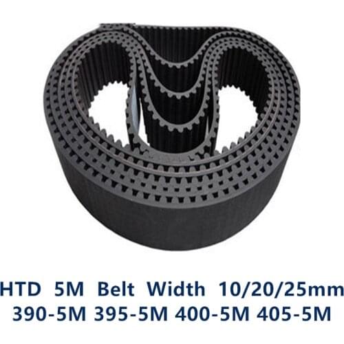 HTD 5M Timing belt C=390/395/400/405 width 15/20/25mm Teeth 78 79 80 81 HTD5M synchronous Belt 390-5M 395-5M 400-5M 405-5M