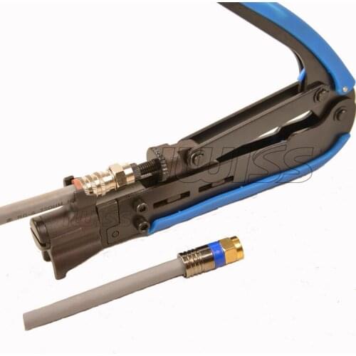 IWISS Carbon Steel Manual Coaxial Cable F Connector TL-H548A Crimping tool for RG59 RG6 RG11