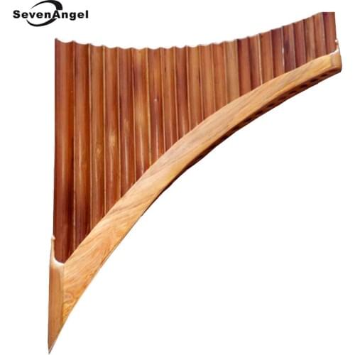SevenAngel 22 Pipes Professional Bamboo Romanian PanFlute Handmade Panpipes Flauta Xiao Woodwind Musical Instrument Good sound