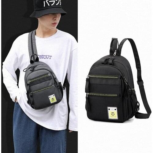 Men Shoulder Bags Nylon Waist Packs Sling Bag Crossbody Outdoor Sport Shoulder Chest Daily Picnic Waterproof Messenger Bag Bolsa