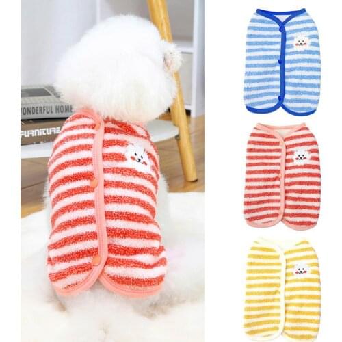 Button Closure Long-lasting Dog Sleeveless Thicken Tops Non-allergic Pet Clothing Adorable for Outdoor