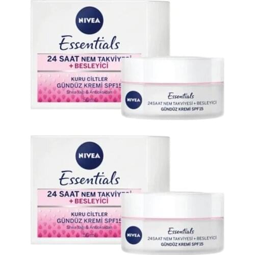 Nivea Moisturizing Day care Cream Dry Sensitive 50ml 2 PCs 319495569