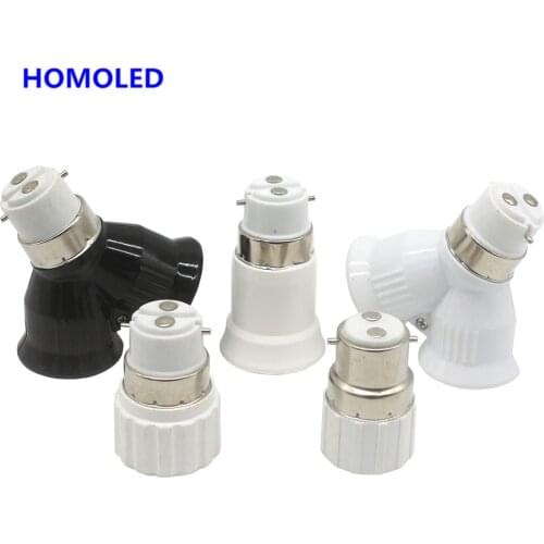 1Pcs B22 To E14 E27 GU10 2E27 Lamp Base LED Corn Bulb light Lamp Holder Converter Socket Adapter Conversion