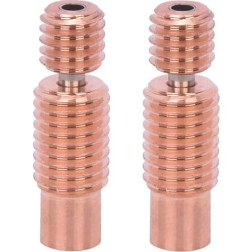 2 Pcs Bi-Metal Heatbreak Bimetal Heat Break for E3D V6 HOTEND Heater Block for Prusa I3 MK3 Break 1.75MM