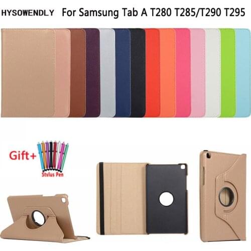 360 Rotation Smart Case For Samsung Galaxy Tab A 8.0 2019 SM-T290 SM-T295 Stand PU Leather Covers For Galaxy Tab A 7.0 T280 T285