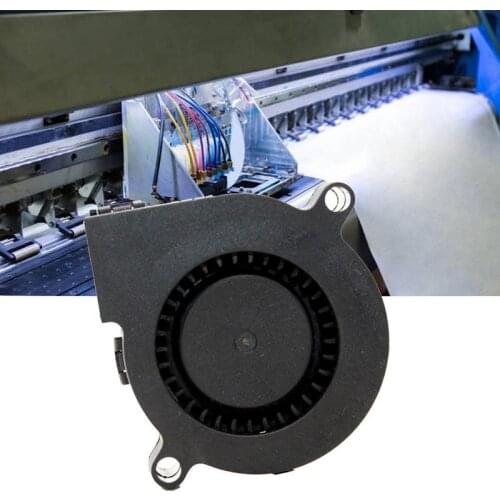 5015 12V&24V Cooling Turbo Fan Brushless 3D Printer Parts 2Pin For Extruder DC Cooler Blower Part Black Plastic Fans