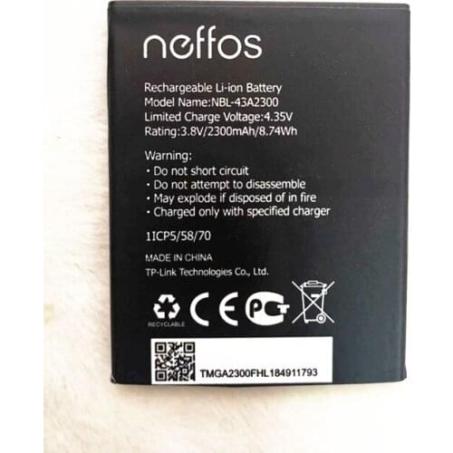New 2300mAh NBL-43A2300 Battery Replacement For TP-link Neffos C5s TP704A TP704C C5A TP703A battery