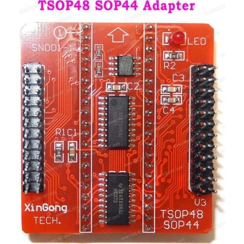 V3 Base Adapters TSOP48 SOP44 Adapter Socket for Minipro TL866CS TL866A TL866II Plus Universal Programmer