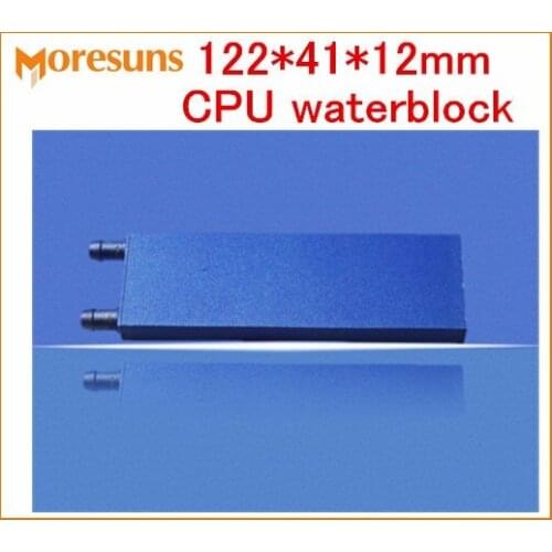 Fast Free ship 2pcs/lot 122*41*12mm CPU waterblock/Water Cooling Heatsink Block Waterblock Liquid Cooler For CPU GPU