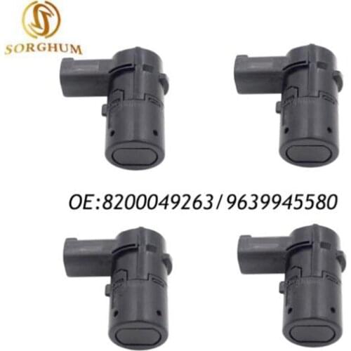 4PCS 8200049263, 9639945580 Parking Sensor For Renault Laguna Peugeot 607 806 2.9L Citroen C5